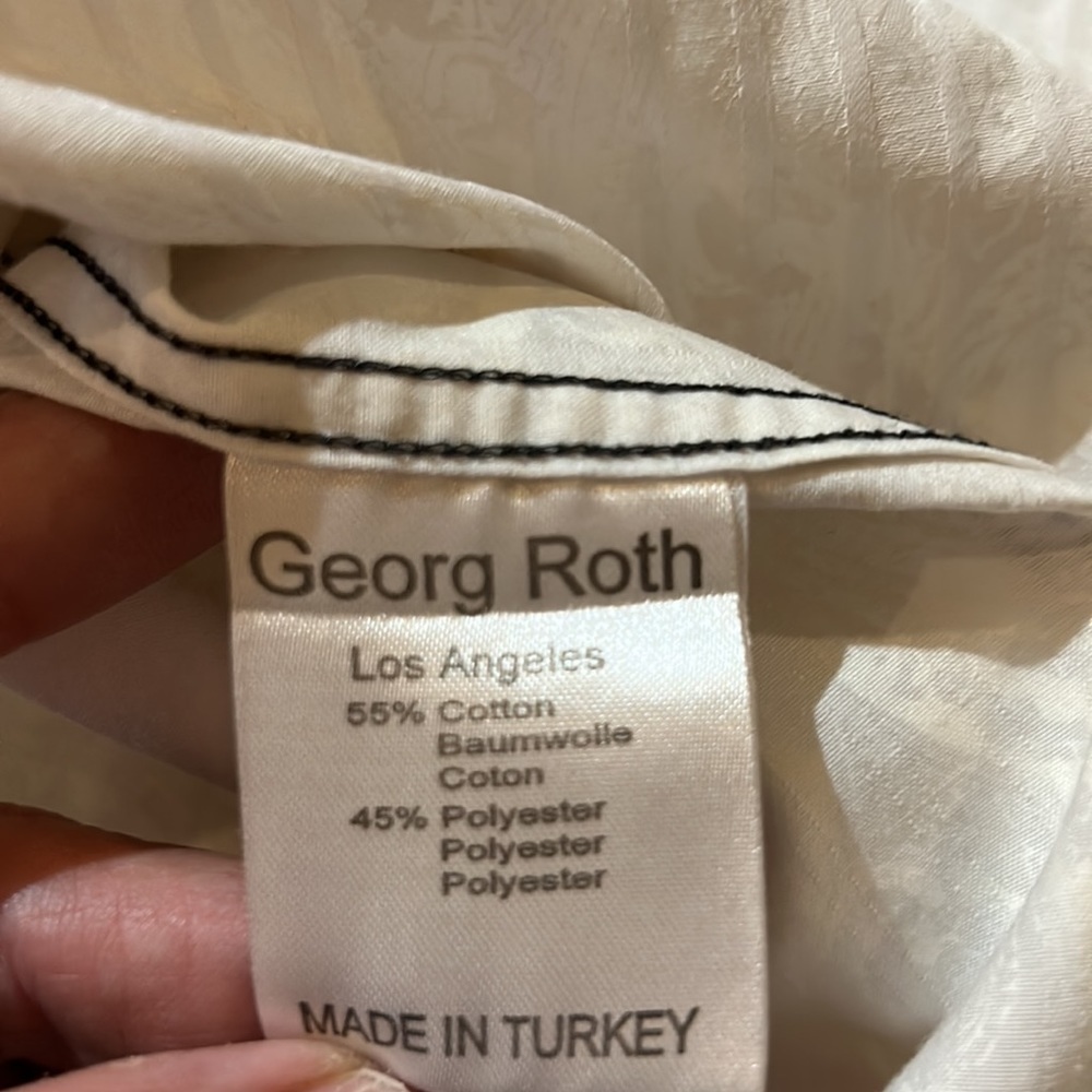 Georg Roth Dress Shirt Button Down. - Picture 9 of 10